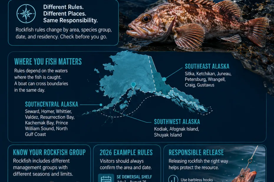 Alaska rockfish fishing for visitors offers a unique opportunity to catch diverse rockfish species in scenic coastal waters.
